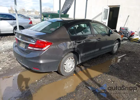 2013 Honda Civic Hf z USA, uszkodzony, nr VIN 2HGFB2F60DH529480